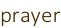 prayer